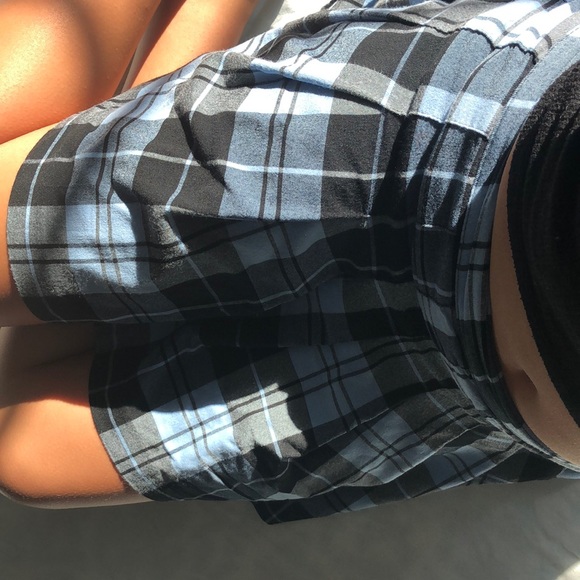 Blue and Black midi skirt - Picture 4 of 4